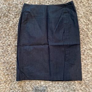 LOFT High waist Dark Blue Pencil Skirt